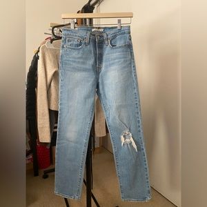 Levis wedgie straight jeans